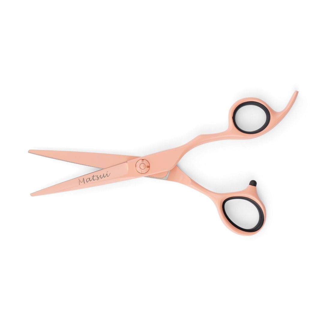 Matsui Pastel Peach Combo Hairdressing Scissors - Scissor Tech Canada (6653811490870)