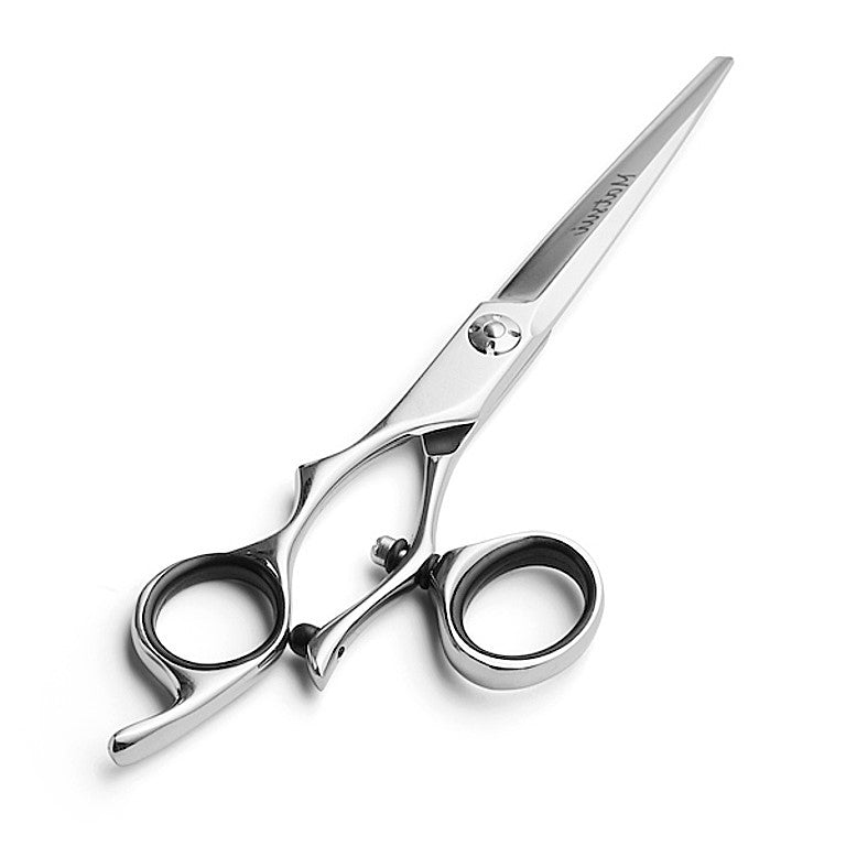 5.5 inch Matsui Swivel Lefty Silver Shears - Scissor Tech Canada (6801545363510)