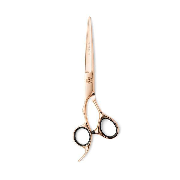 5.5 Inch Cutting Scissor Exclusive Matsui Aichei Mountain Rose Gold Hairdressing Scissors - Thinner Combination - Scissor Tech Canada (6801401577526)