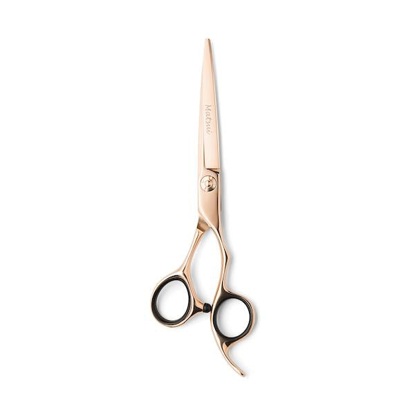 5.5 Inch Cutting Scissor Matsui Rose Gold VG10 Offset Shear - Scissor Tech Canada (1478466437174)