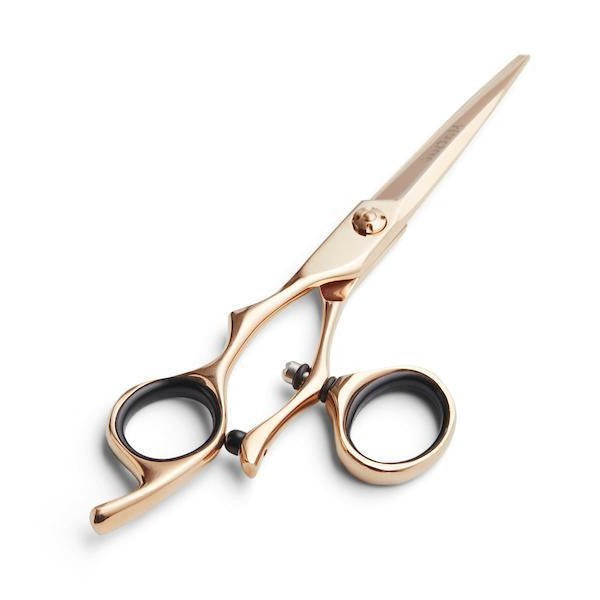 5.5 inch Matsui Swivel Rose Gold Lefty Shear - Scissor Tech Canada (6801565679670)