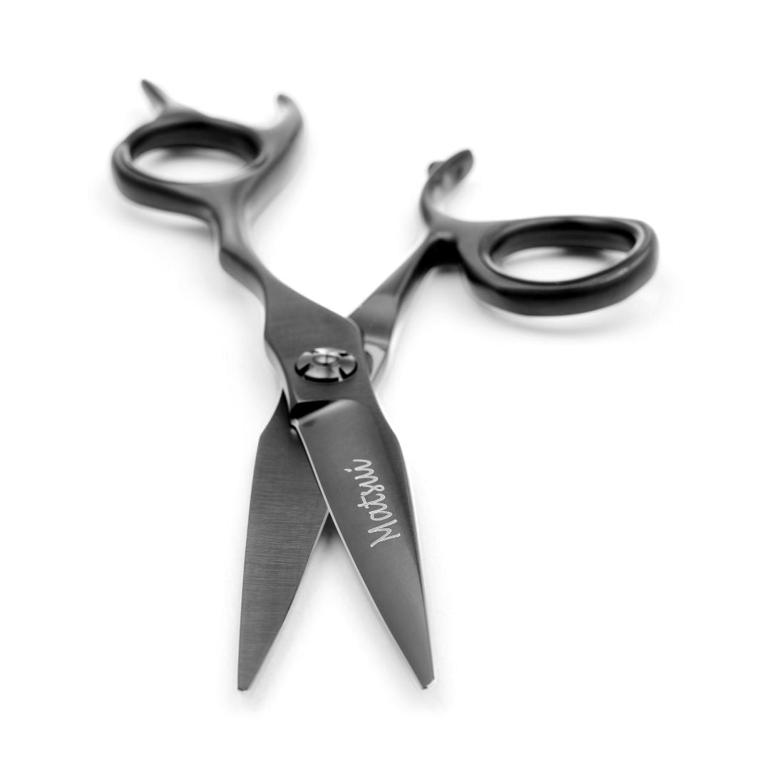 5.5 inch MATSUI SUPER ERGO DEVIL MATTE BLACK - Scissor Tech Canada (6675511705654)
