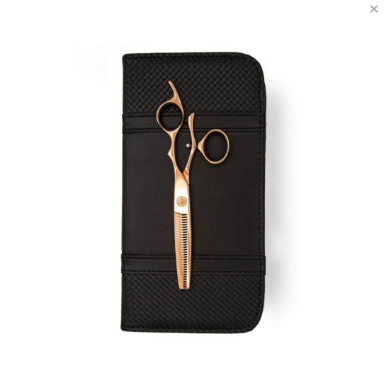  Matsui Rose Gold Swivel Thinner - Scissor Tech Canada (6825859514422)
