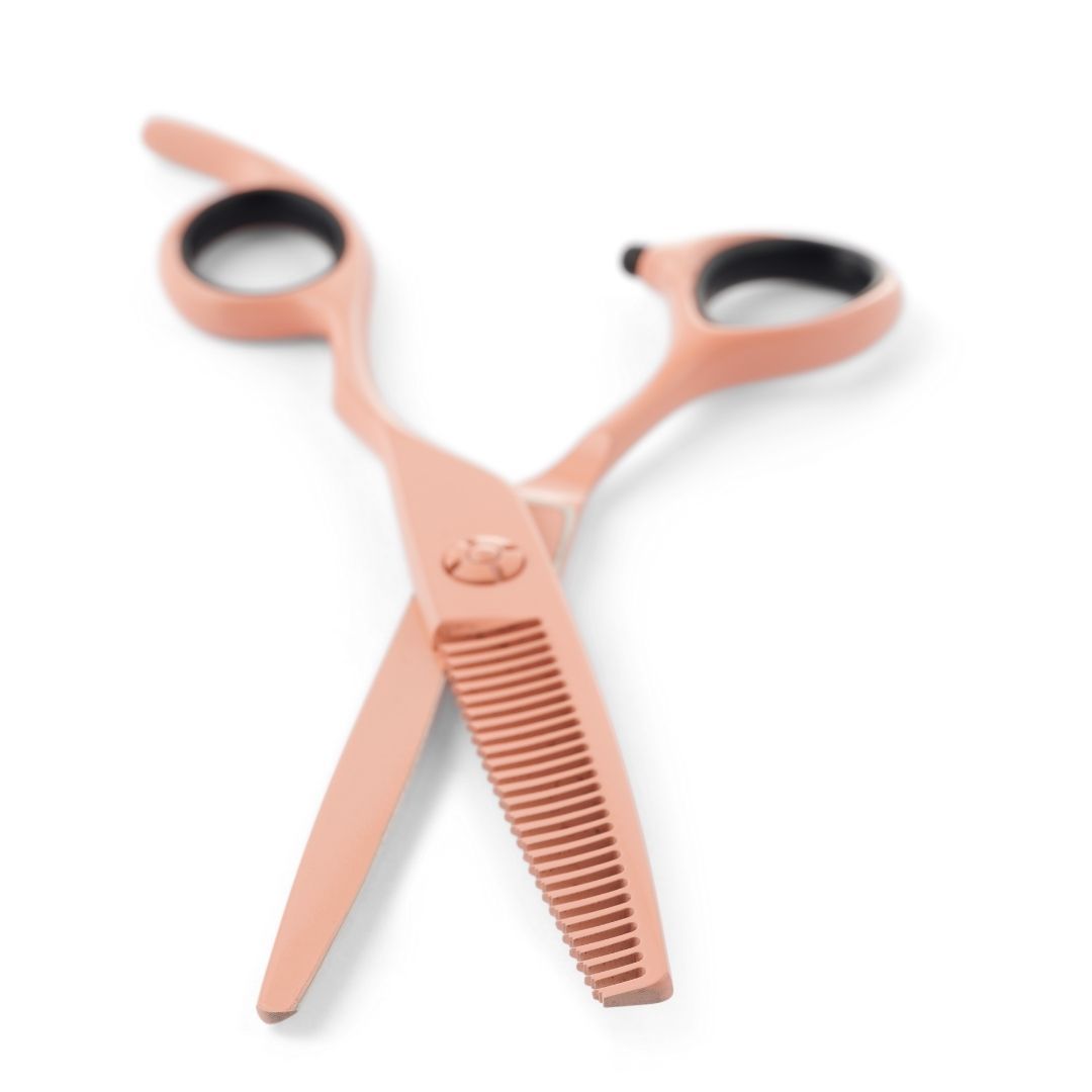  Matsui Pastel Peach Combo Hairdressing Scissors - Scissor Tech Canada (6653811490870)