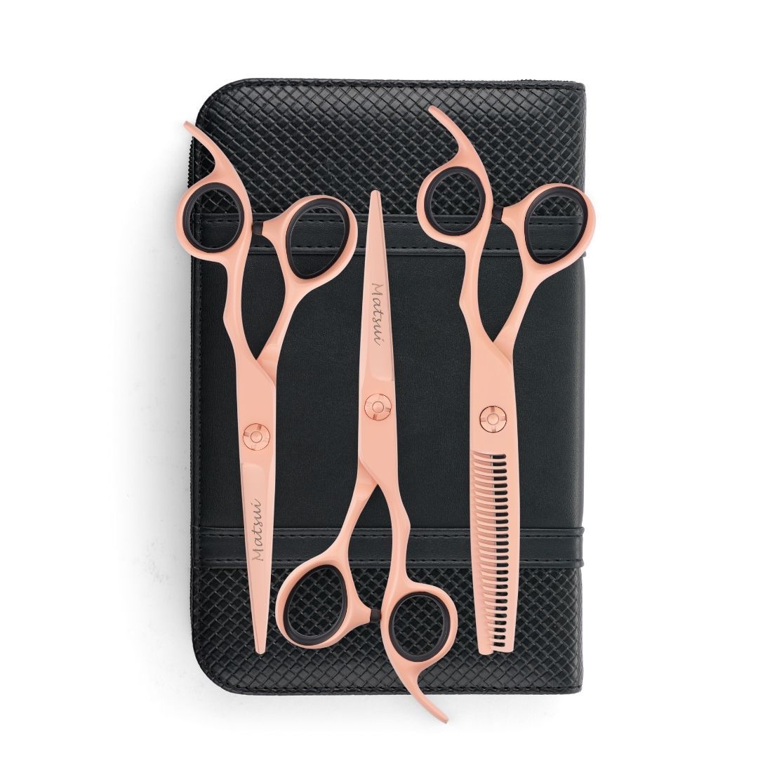  Matsui Pastel Peach Triple Set - Scissor Tech Canada (6653830823990)