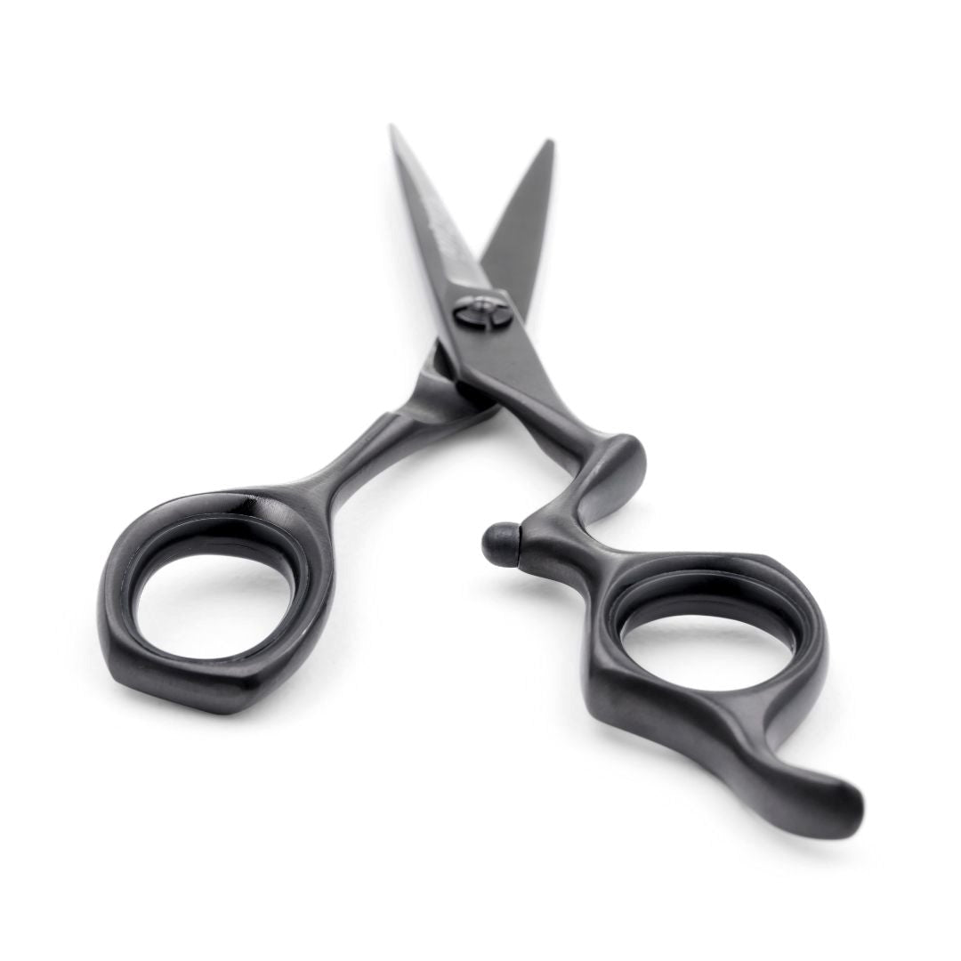  Matsui Classic Ergo Support Matte Black Hairdressing Scissors - Scissor Tech Canada (6676158283830)