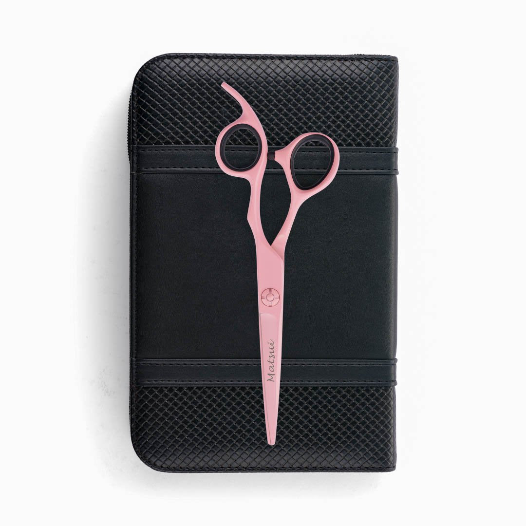 5.5 inch Matsui Pastel Pink Cutting Shear - Scissor Tech Canada (6653834395702)