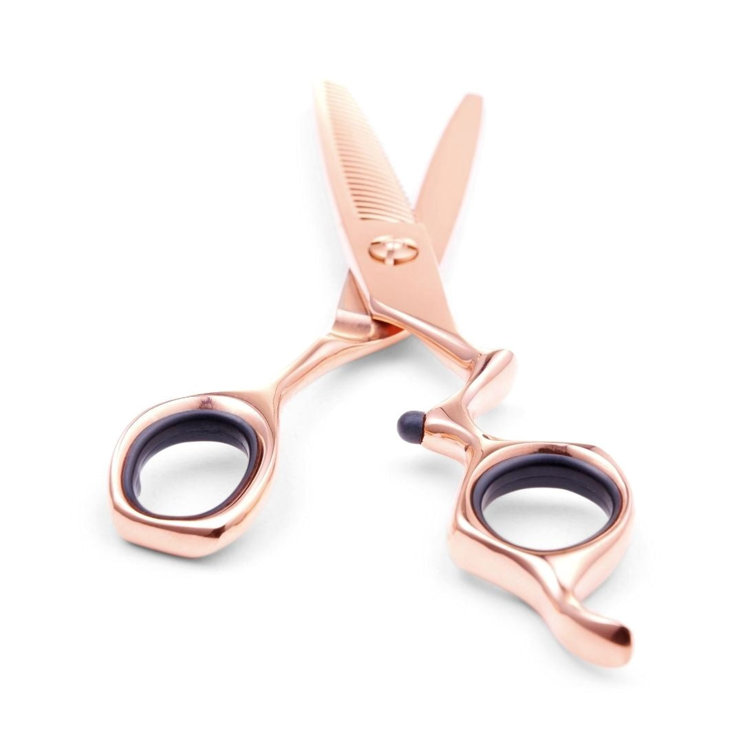  Matsui Classic Ergo Support Rose Gold Shear Thinner Triple Set - Scissor Tech Canada (6676265730102)