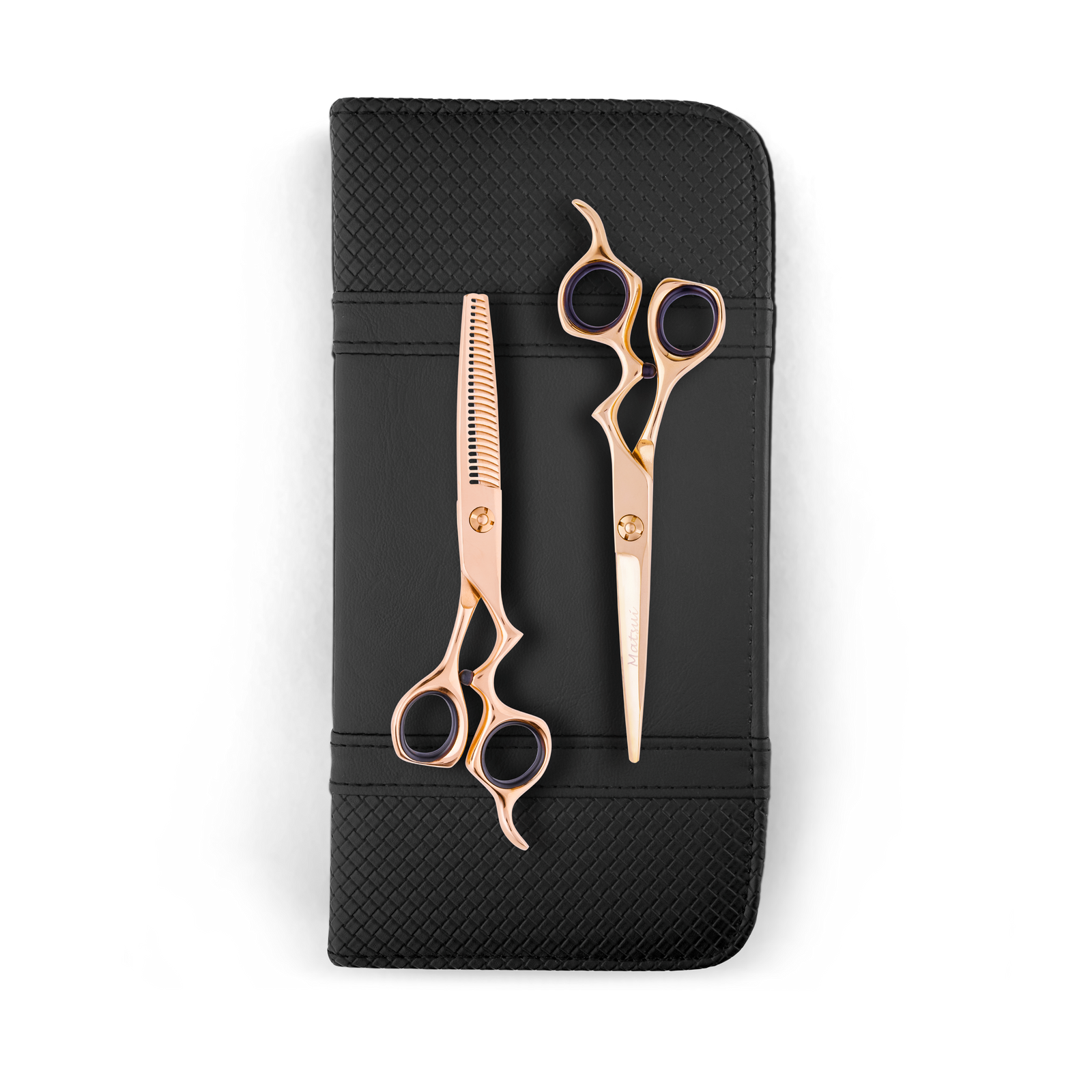 5 inch Matsui Classic Ergo Support Rose Gold Duo - Scissor Tech Canada (6676265107510)