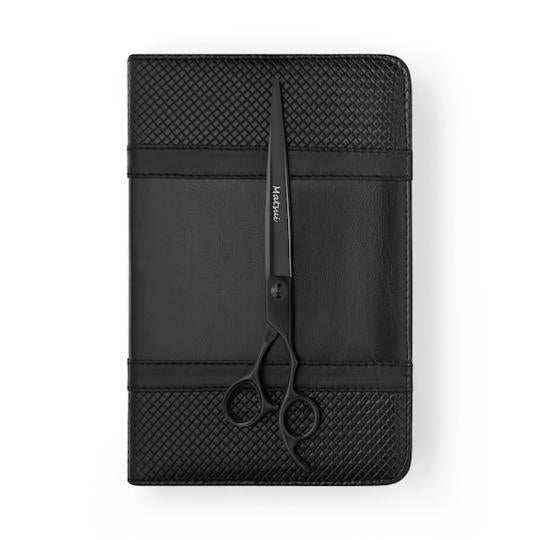  Matsui 7 Inch VG10 Matte Black Master Barber - Scissor Tech Canada (1478466043958)