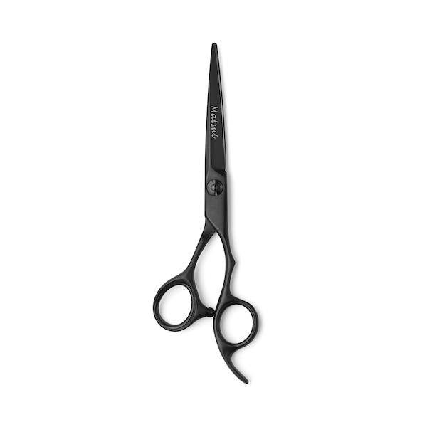  Matsui Matte Black Aichei Mountain Offset Shear - Scissor Tech Canada (1478466109494)
