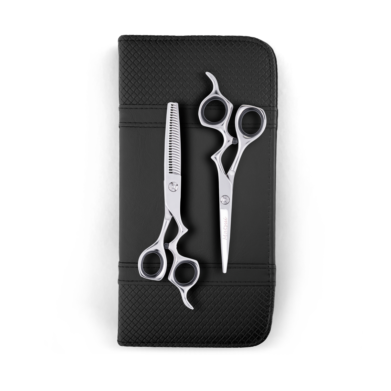 5 inch Matsui Classic Ergo Support Silver Duo - Scissor Tech Canada (6676275822646)