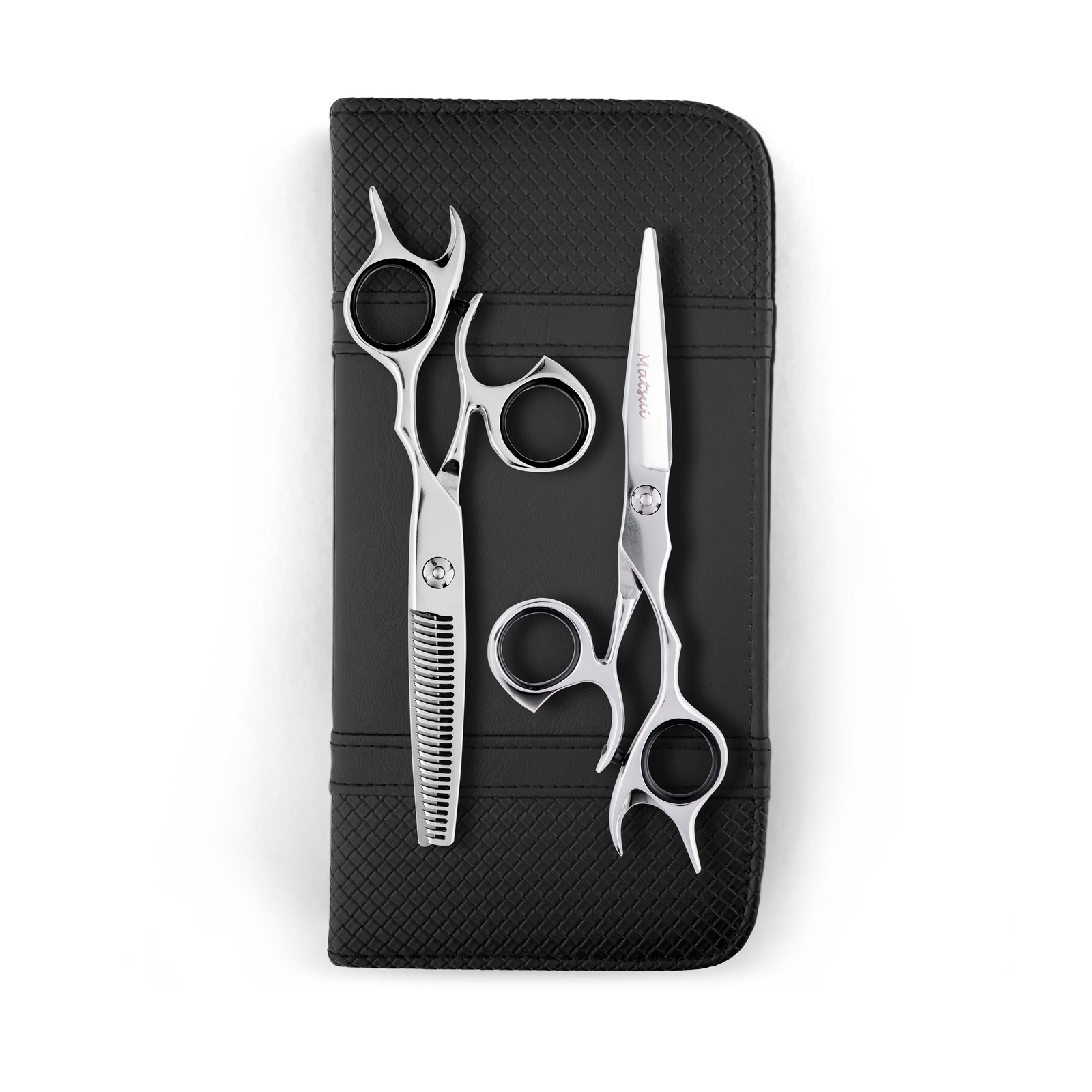 5.5 inch Matsui Super Ergo Devil Silver Combo - Scissor Tech Canada (6675872907318)