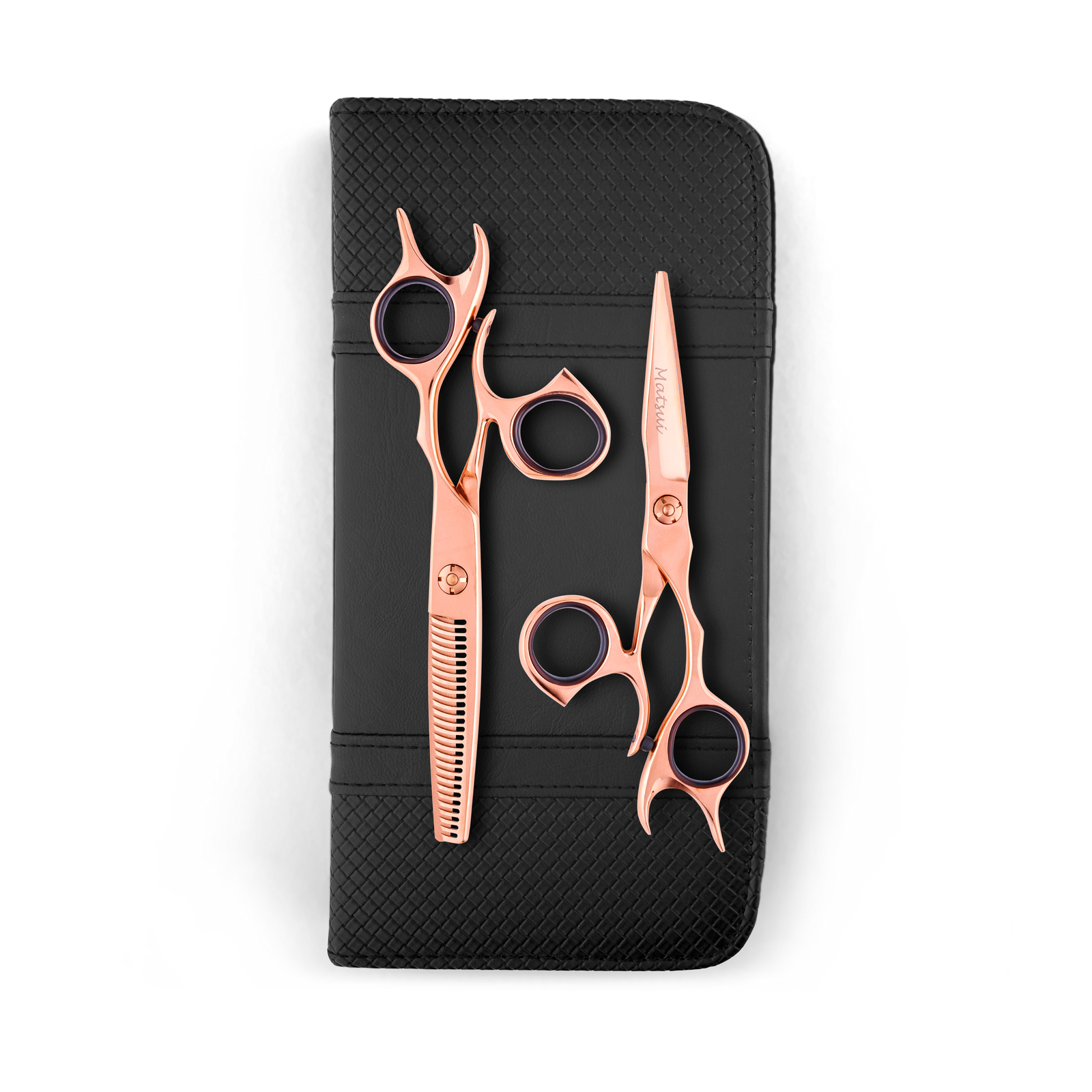 5.5 inch MATSUI SUPER ERGO DEVIL ROSE GOLD COMBO - Scissor Tech Canada (6675530448950)