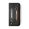 5.5 Inch Cutting Scissor Salon Quality Matsui Aichei Mountain Rose Gold Hairdressing Scissors - Thinner Combination - Scissor Tech Canada (6801402462262)