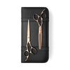 5.5 Inch Cutting Scissor Matsui Aichei Mountain Rose Gold Hair Cutting Scissors - Thinner Combination - Scissor Tech Canada (6803189071926)