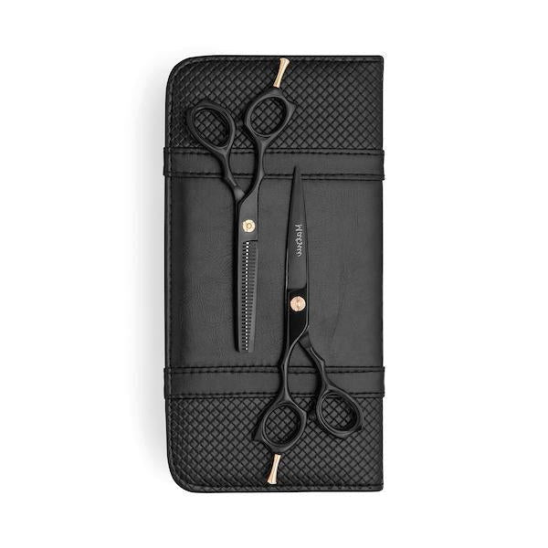  Lefty Matsui Matte Black Precision Shear Combo - Scissor Tech Canada (4323845341238)