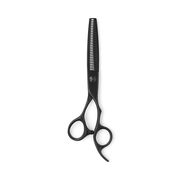  Matsui Matte Black Offset Thinner Hairdressing scissors - Scissor Tech Canada (1984697958454)
