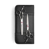 5.5 inch 2022 Lefty Matsui Swarovski Elegance Pink Scissors &amp; Thinning Shears Combo (Limited Edition) - Scissor Tech Canada (6837213691958)