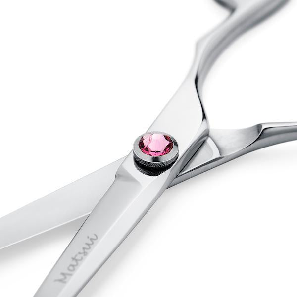  2022 Lefty Matsui Swarovski Elegance Pink Scissors &amp; Thinning Shears Combo (Limited Edition) - Scissor Tech Canada (6837213691958)