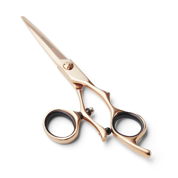 5.5 Inch Cutting Scissor Matsui Rose Gold Swivel 5.5 inch Scissor Thinner Combo - Scissor Tech Canada (1478472302646)