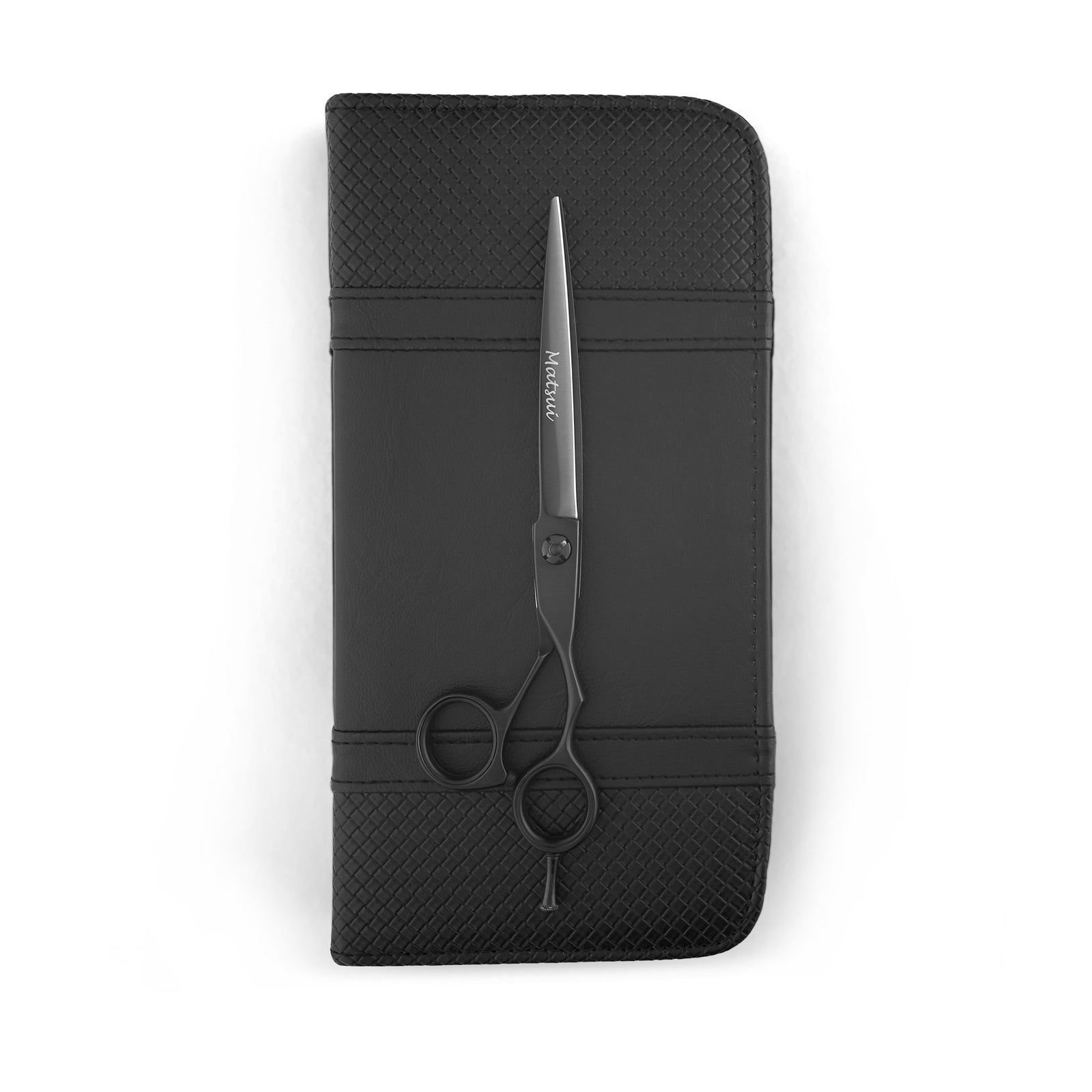 6 inch Matsui Offset Drop Handle - Matte Black - Scissor Tech Canada (4729381847094)