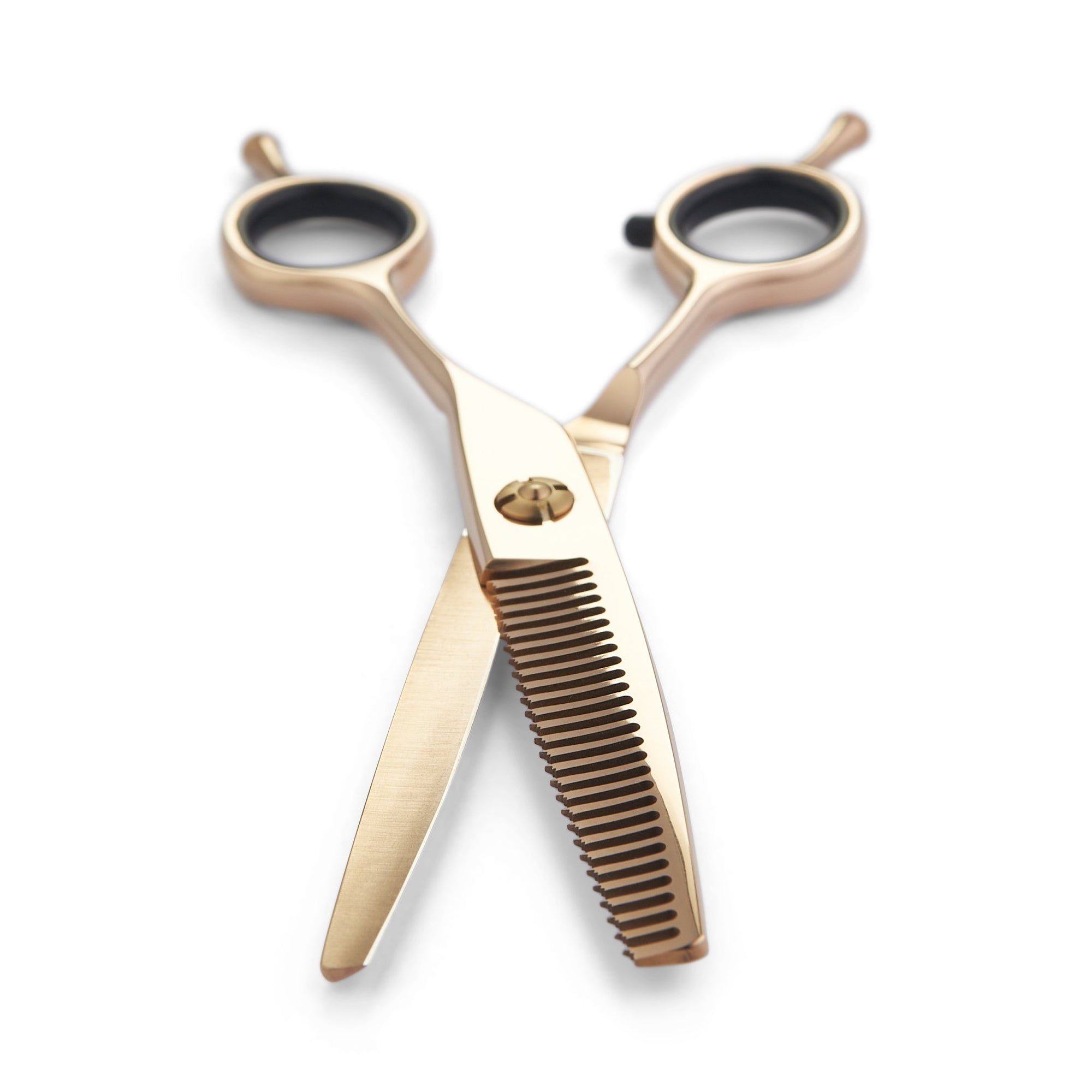  Matsui VG10 Slider Scissor Thinner Combo - Rose Gold - Scissor Tech Canada (4729442664502)