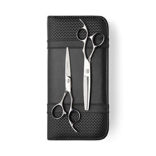 5.5 inch Matsui Aichei Mountain Hairdressing Scissors & Thinner  Combo - Scissor Tech Canada (4350259003446)