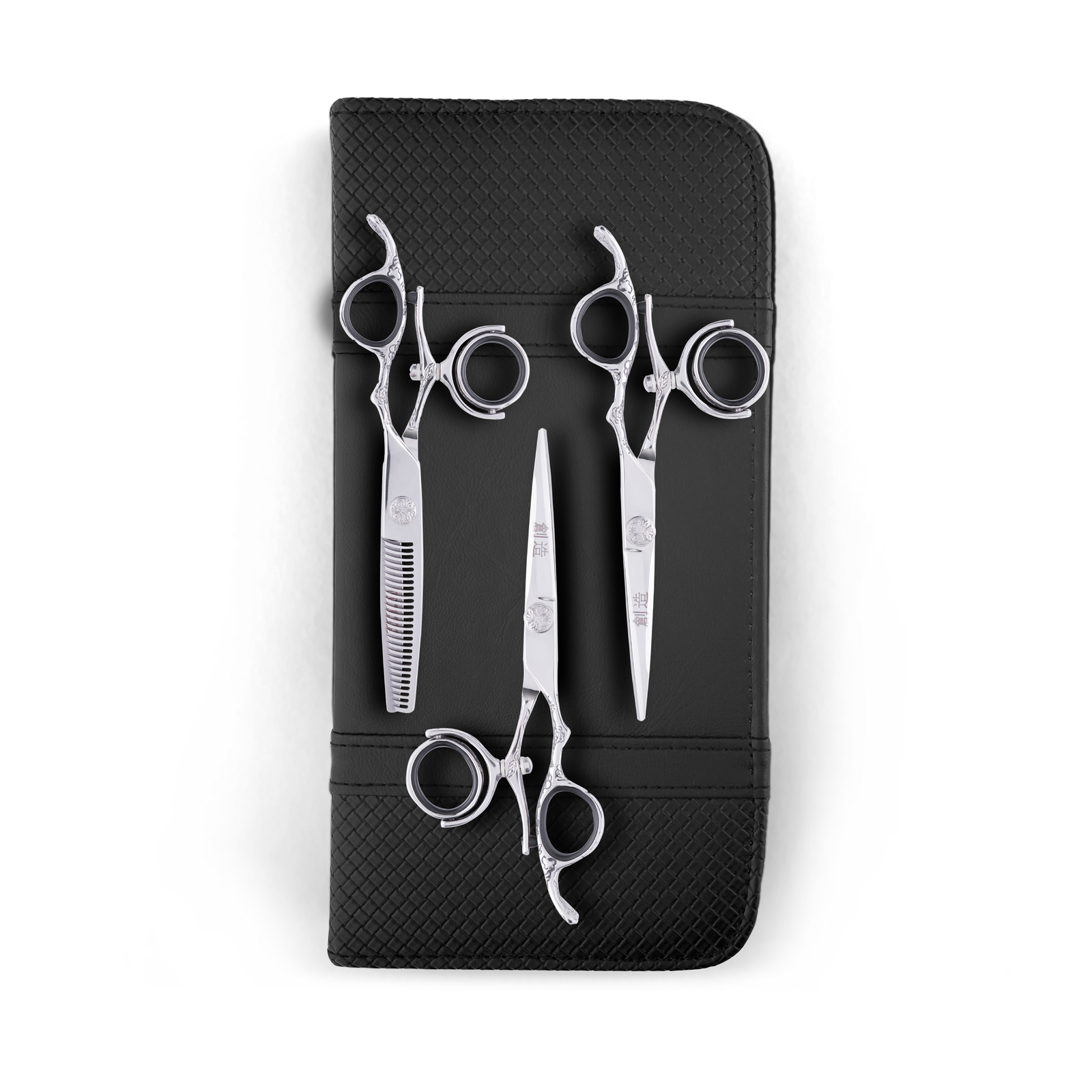  Sozu Silver Double Swivel Triple Set - Scissor Tech Canada (6676280868918)